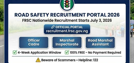 Road Safety Recruitment Portal 2026
